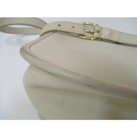 *Coach Vintage Shoulder Cream Leather Cross Body Bag - Picture 3 of 12